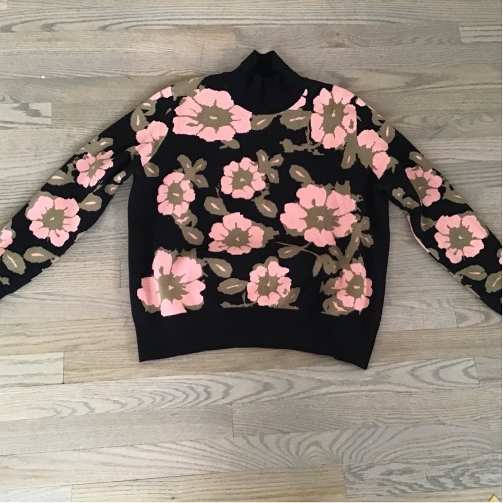 Junees Tweed Floral Sweater